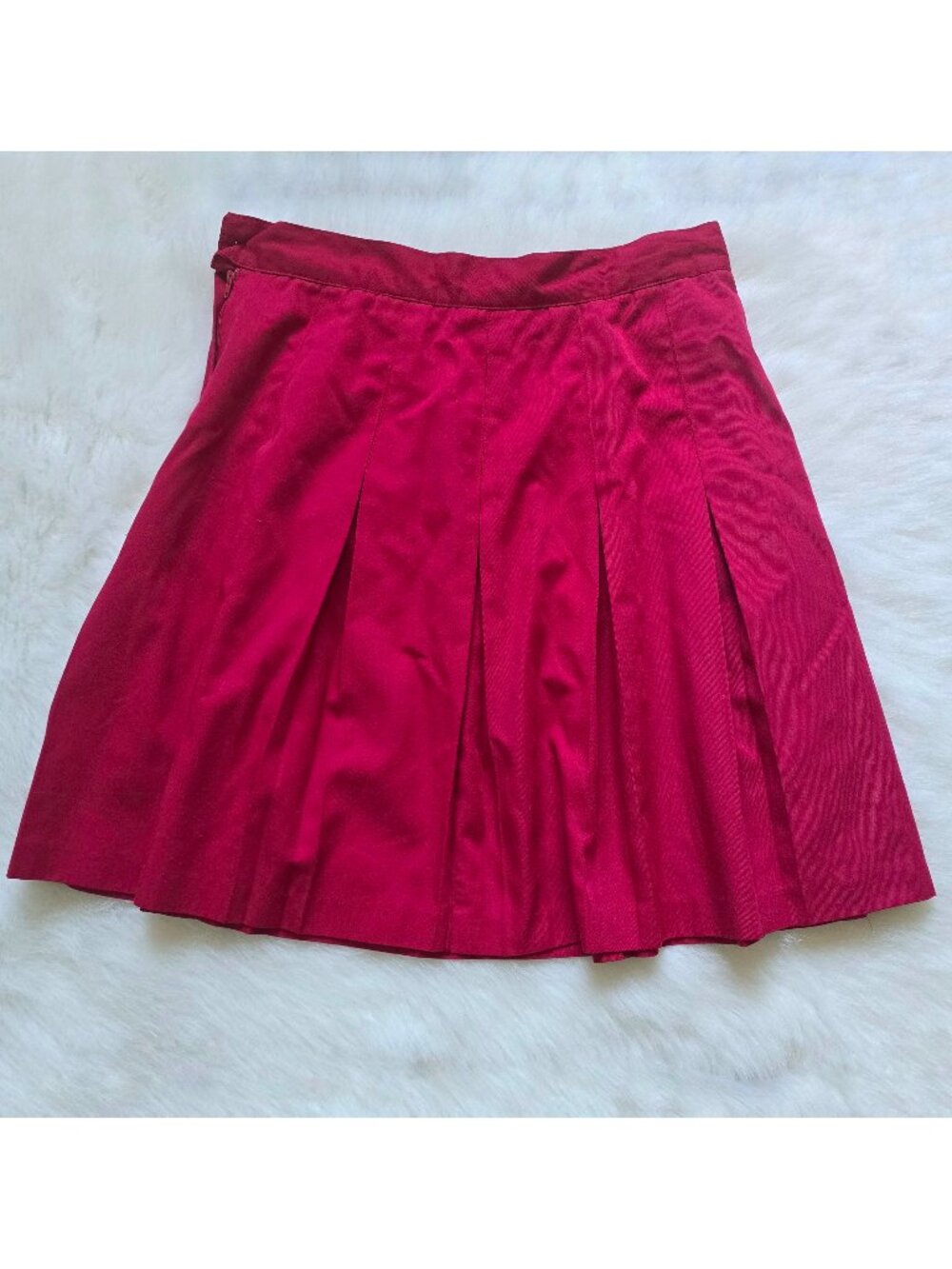 Vintage Tracy Evan Red Pleated Tennis Skirt Size 11